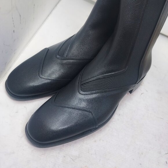 Christian Louboutin MENS Black Boabi Leather Chelsea Boot - Picture 9 of 10